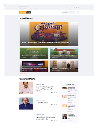 News and Updates of Publishing Industry, Book Reviews, Author, & Interviews