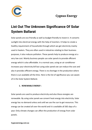 List Out The Unknown Significance Of Solar System Ballarat