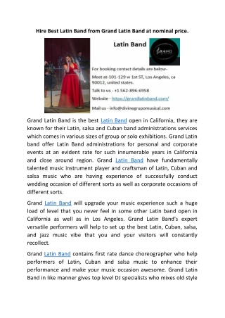 Latin Band