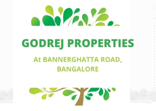 Godrej Bannerghatta Road Bengaluru - New Launch Flats In Bangalore