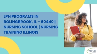 LPN PROGRAMS IN BOLINGBROOK, IL – 60440  NURSING SCHOOL  NURSING TRAINING ILLINOIS