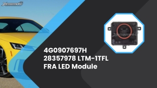 VAG 4G0 907 697H LED Module