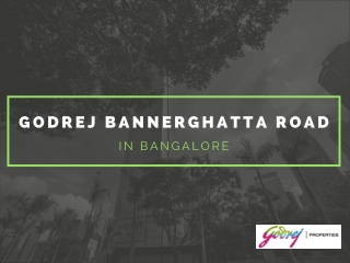 Godrej Bannerghatta Road Bangalore | Brochure