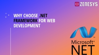 Why Choose .NET Framework for Web Development