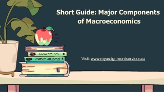 Short Guide Major Components  of Macroeconomics