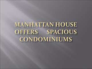 ManhattanHouse.com