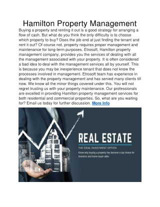 Hamilton Property Management