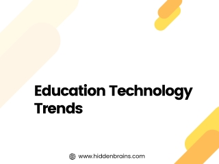 Education Technology Trends