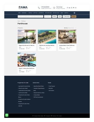 Luxury Penthouses for Sale in Dubai