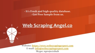 Web Scraping Angel.co