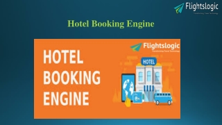 Hotel Booking Engine
