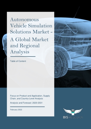 Global Autonomous Vehicle Simulation Solution Market