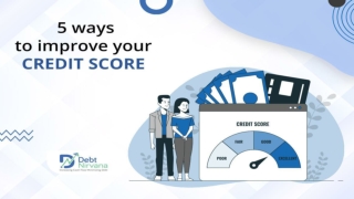 5 ways to improve your credit score