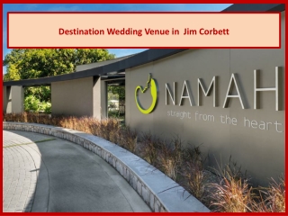 Destination Wedding Venues in Jim Corbett