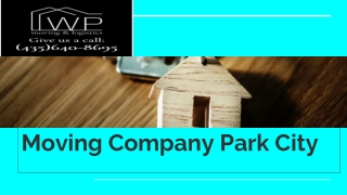 Moving Company Park City