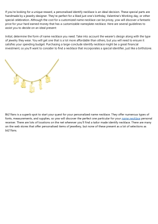 10 Great Cheap nameplate necklaces Public Speakers