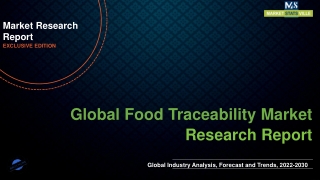 Food Traceability Market size See Incredible Growth during 2030