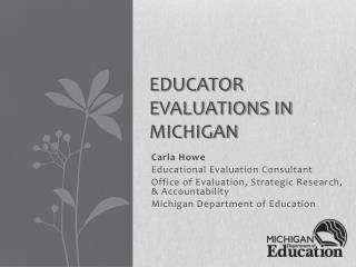 Educator Evaluations in Michigan