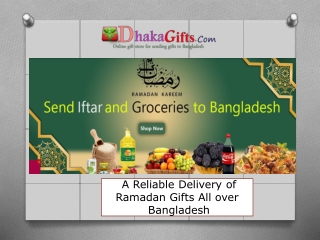 Send Ramadan Gifts To Bangladesh