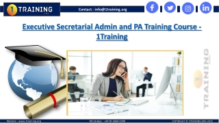 Most Demanding Online Executive Secretarial Admin and PA Training Course