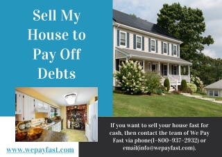 Sell My House to Pay Off Debts - PDF