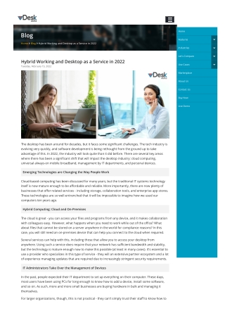 Hybrid-Working-and-Desktop-as-a-Service-in-2022