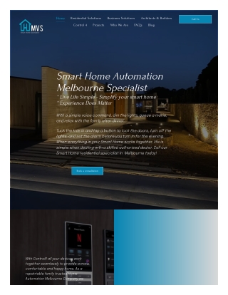 Home Automation System Melbourne Australia