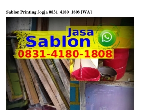 Sablon Printing Jogja ౦8ᣮ1-418౦-18౦8{WhatsApp}
