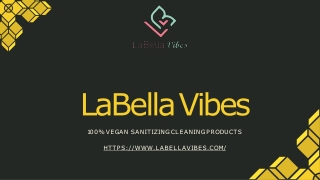 LaBella Vibes - 100% Vegan Sanitizing Cleaning Products