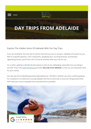 Day Trips From Adelaide