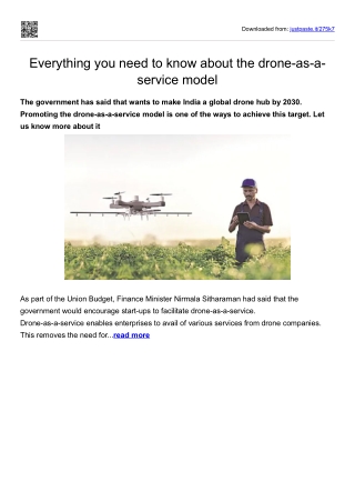 Everything you need to know about the drone-as-a-service model