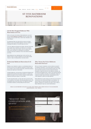 St Ives Bathroom Renovations