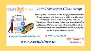 Asp.net Travelyaari Clone System - SCRIPTSTORE.IN