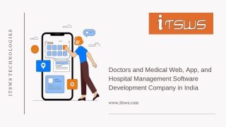 Doctors and Medical Web, App, and Hospital Management Software Development Company in India