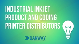 Industrial inkjet product and coding printer distributors