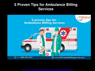 5 Proven Tips for Ambulance Billing Services