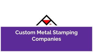 Custom Metal Stamping Companies.pptx