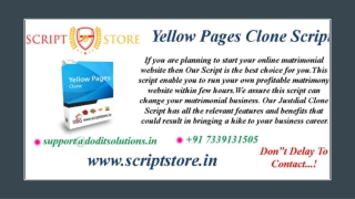 Readymade Yellow Page Clone System - SCRIPTSTORE.IN