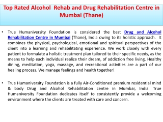 Drug Rehabilitation Centre in Mumbai