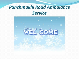 Panchmukhi Road Ambulance Service in Palam Vihar Delhi, NCR