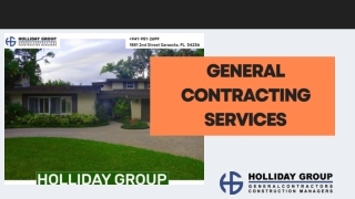 Choosing The Right General Contracting Services