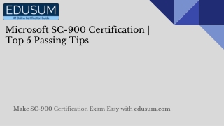 Microsoft SC-900 Certification | Top 5 Passing Tips