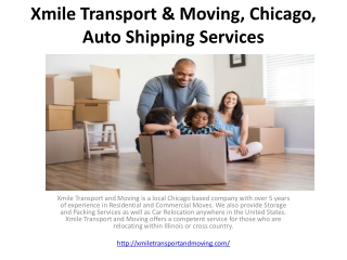 Xmile Transport & Moving, Chicago, Auto Shipping Services