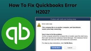 How To Fix Quickbooks Error H202