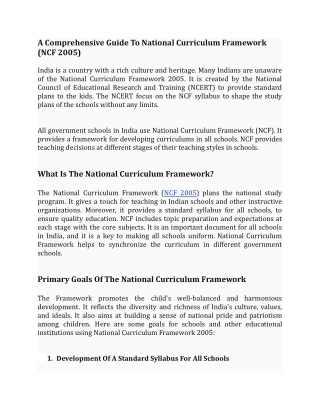 NCF 2005