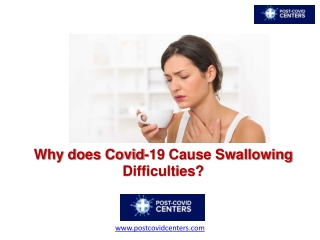 Why does Covid-19 Cause Swallowing Difficulties?