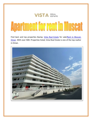 Apartment for rent in Muscat