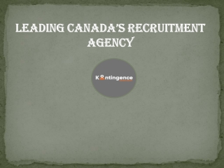 Leading Canada’s Recruitment Agency