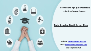 Data Scraping Multiple Job Sites