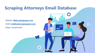 Scraping Attorneys Email Database